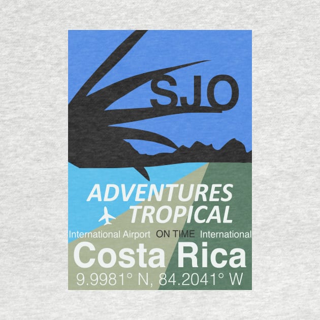 Pura Vida Adventures: SJO Airport Code Design by Woohoo